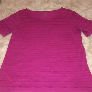 Women’s magenta tee XL